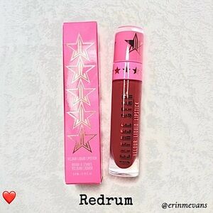 Jeffree Star Redrum Velour Liquid Lipstick Full Size New Sale